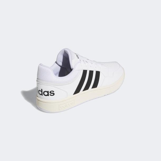 adidas Hoops 3.0 Low Erkek Beyaz Günlük Spor Ayakkabı
