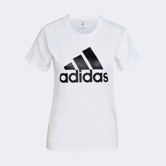 adidas Loungwear Essentials Logo Kadın Beyaz Günlük T-Shirt