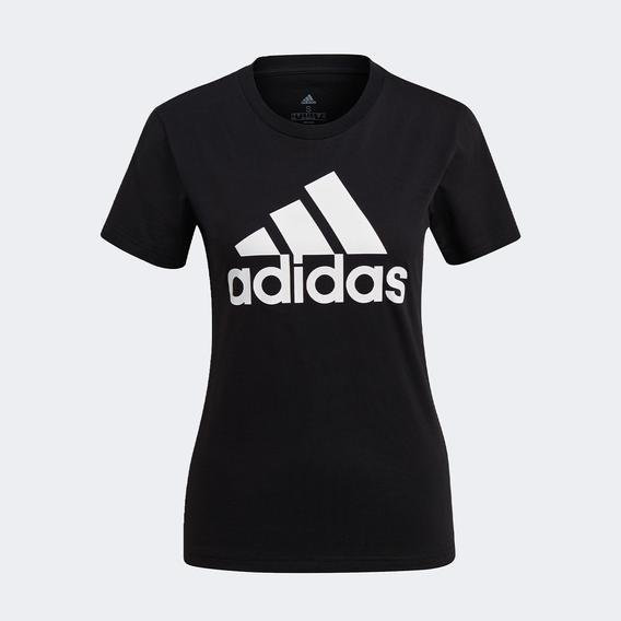 adidas Loungwear Essentials Logo Kadın Siyah Günlük T-Shirt