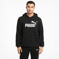 Puma Ess Big Logo Hoodie Erkek Siyah Sweatshirt