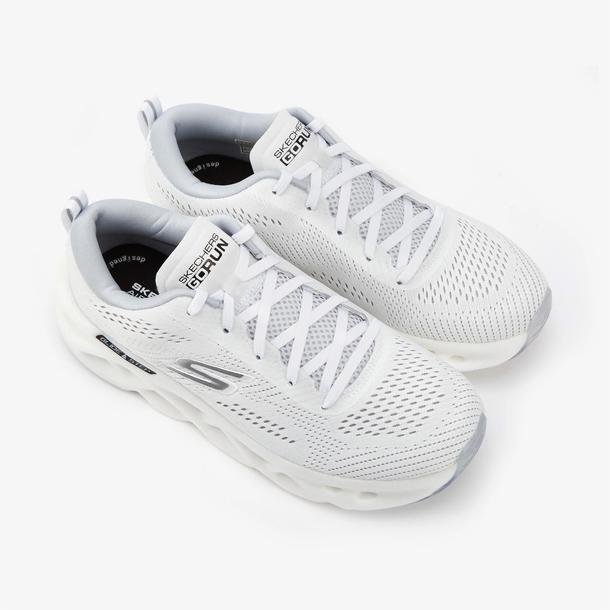 Skechers Go Run Swirl Tech Erkek Beyaz Koşu Ayakkabısı