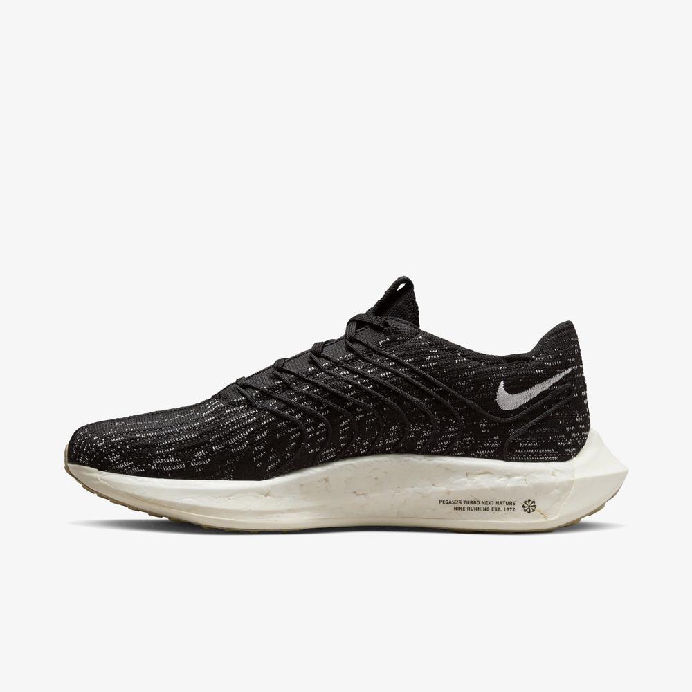 Nike Pegasus Turbo Next Nature Erkek Siyah Koşu Ayakkabı