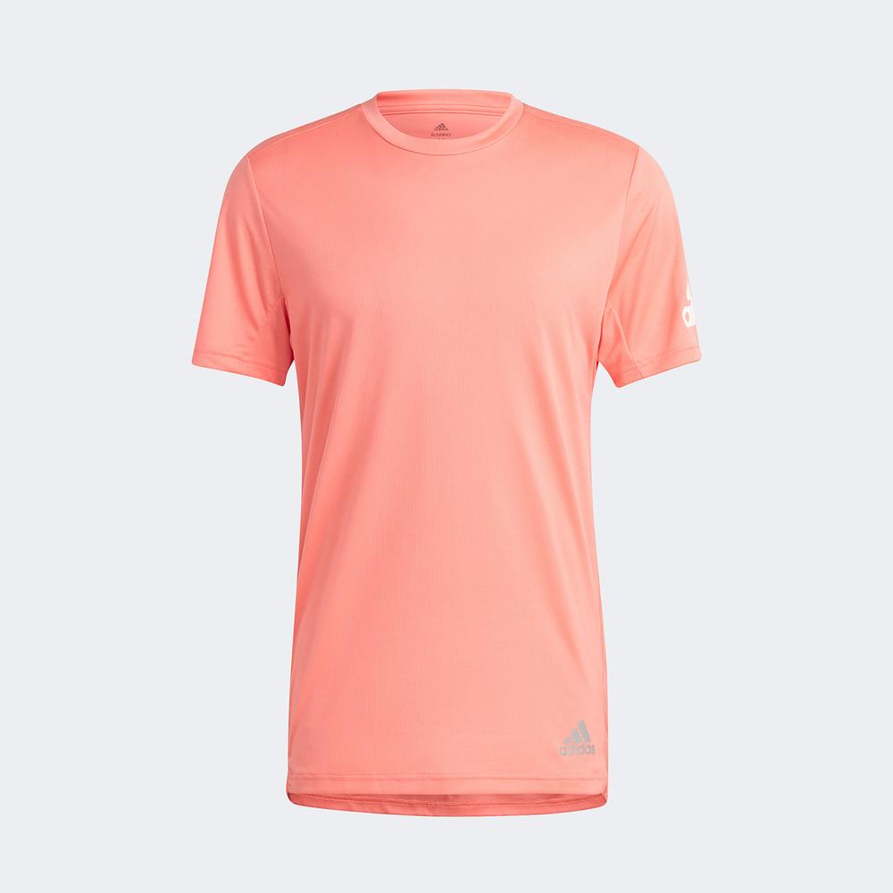 adidas Run It Erkek Pembe Koşu T-Shirt