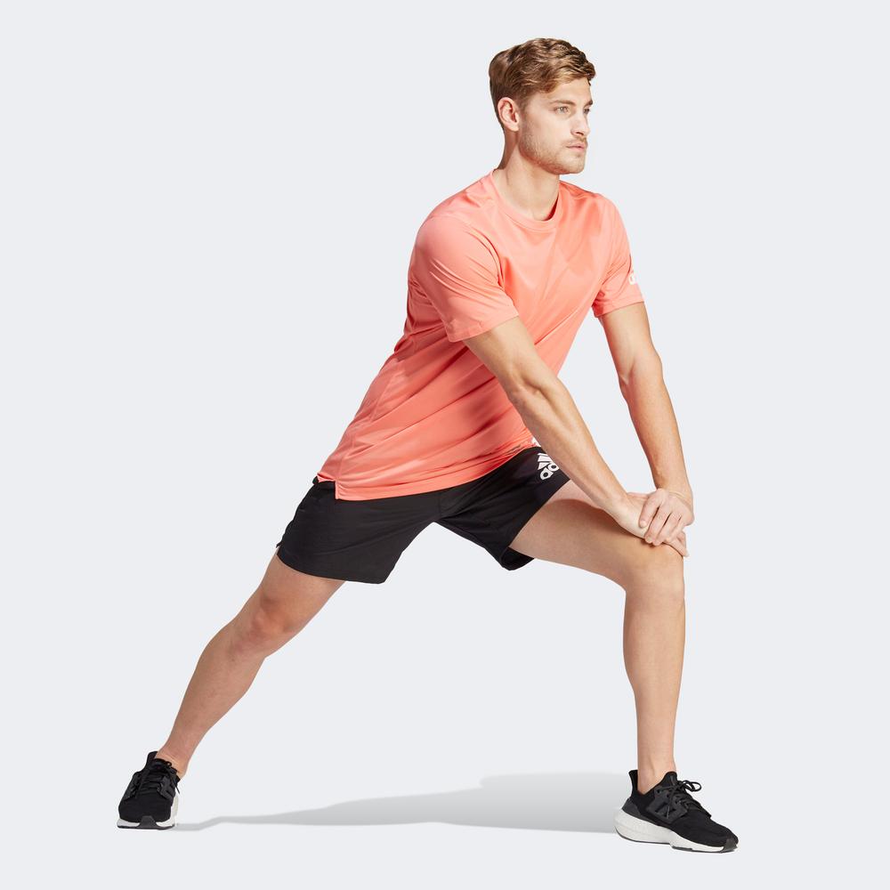 adidas Run It Erkek Pembe Koşu T-Shirt