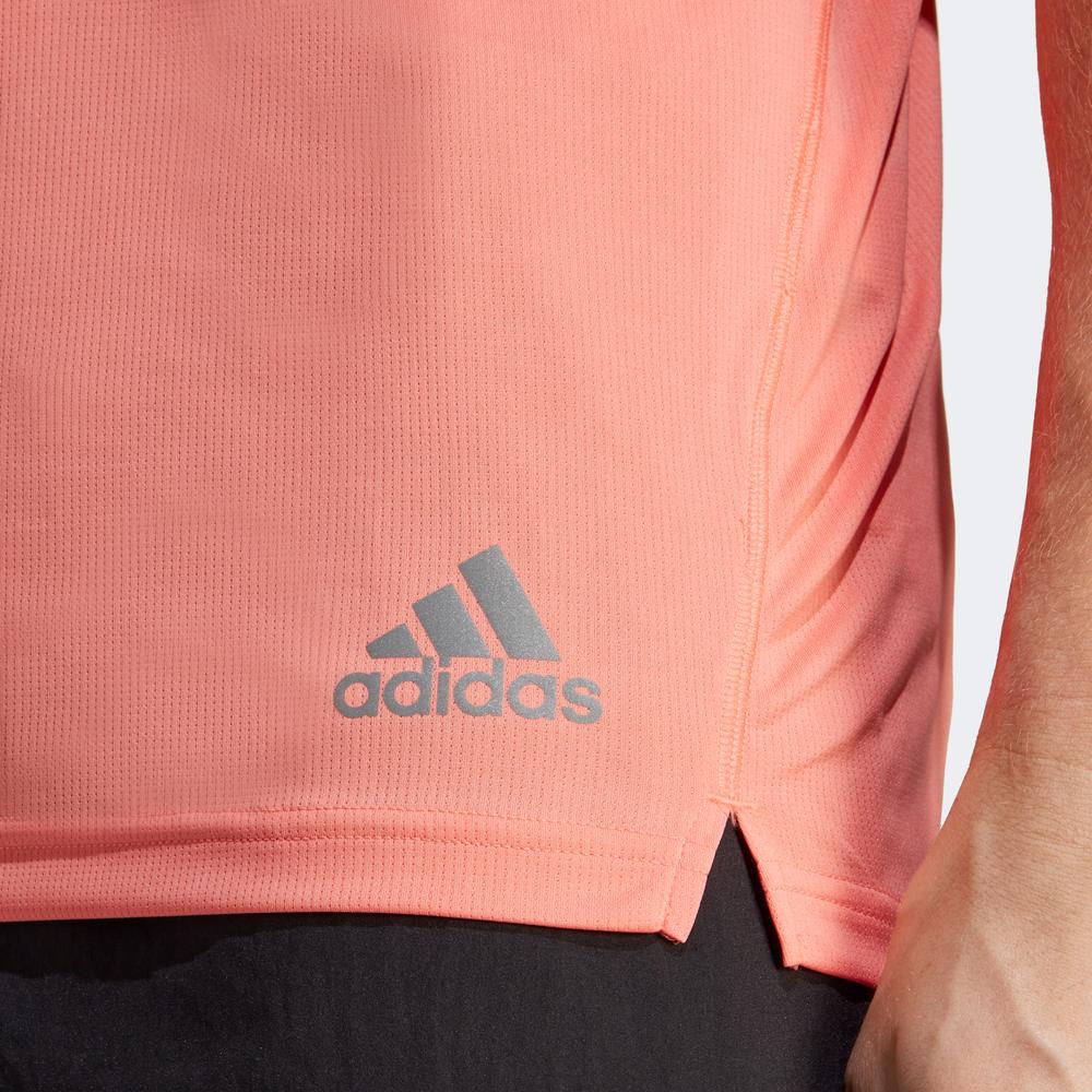 adidas Run It Erkek Pembe Koşu T-Shirt