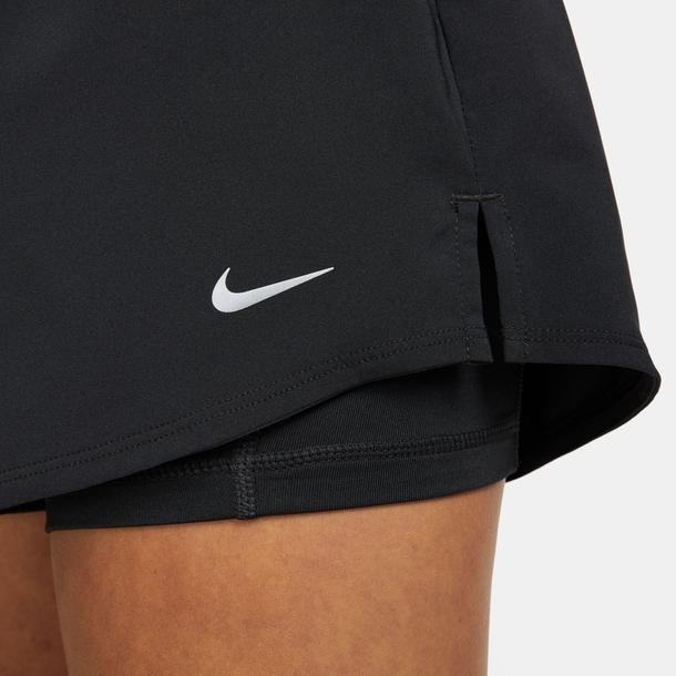 Nike Dri-Fit High-Waisted 3 Kadın Siyah Koşu Şortu