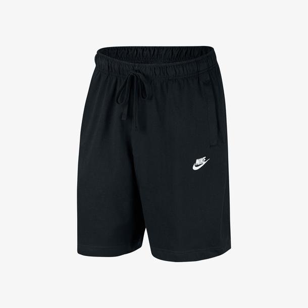 Nike Sportswear Club Jsy Erkek Siyah Günlük Şort