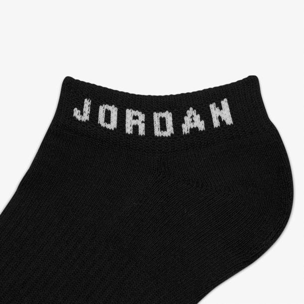 Jordan No Show 3'lü Unisex Siyah Çorap