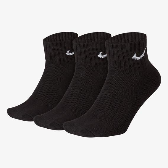 Nike Cush Ankle 3'lü Unisex Siyah Çorap