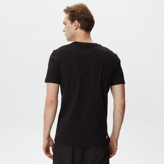 Skechers Graphic Crew Neck Erkek Siyah Günlük T-Shirt