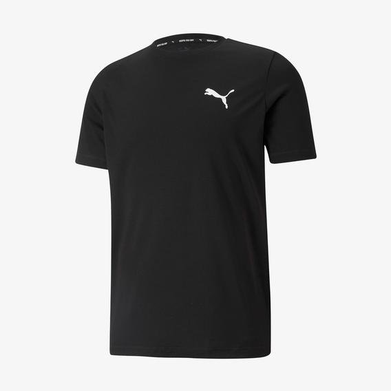 Puma Active Small Logo Erkek Siyah Günlük T-Shirt