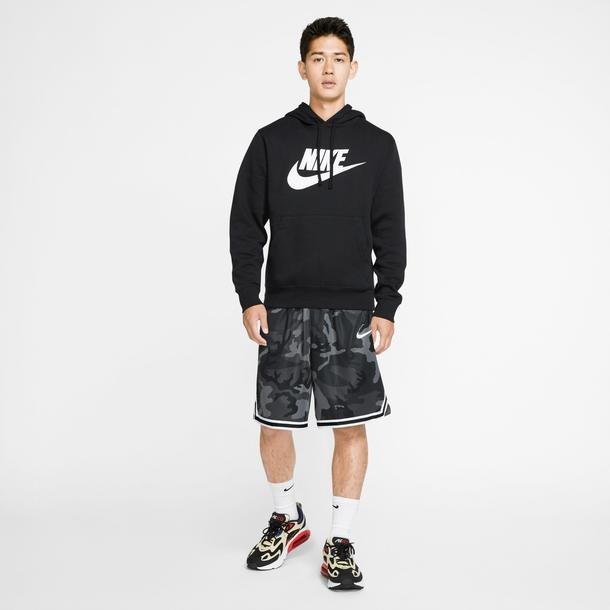 Nike Club Graphic Pullover Erkek Siyah Günlük Sweatshirt