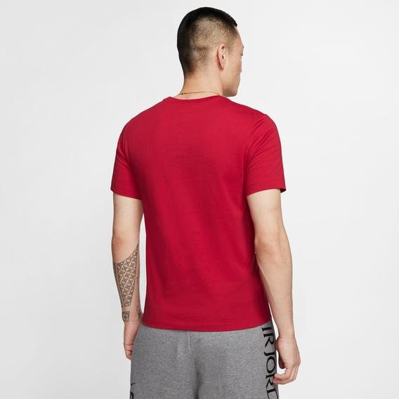 Jordan Jumpman Crew  Erkek Kırmızı Günlük T-Shirt
