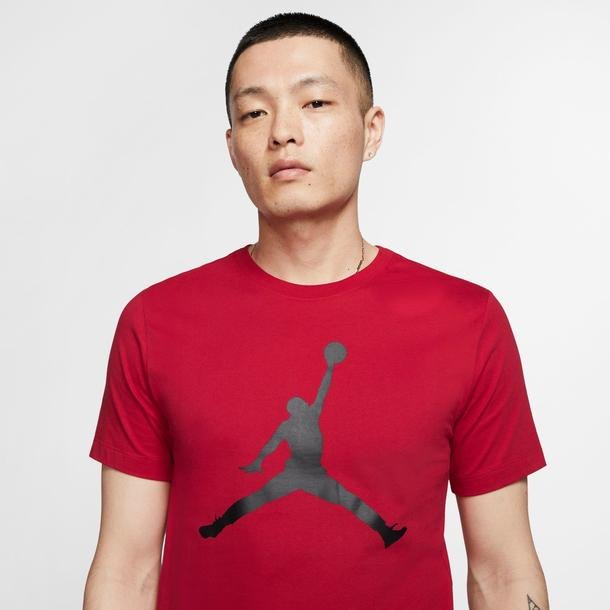 Jordan Jumpman Crew  Erkek Kırmızı Günlük T-Shirt