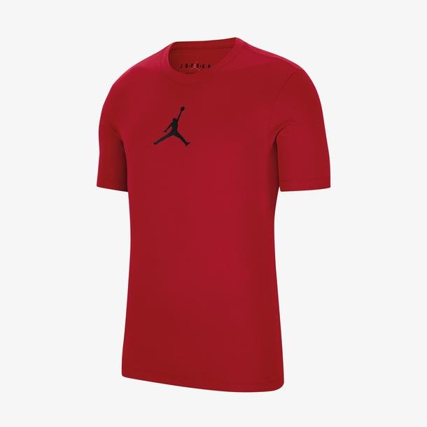 Jordan Jupman Dri-Fit Crew Erkek Kırmızı Basketbol T-Shirt