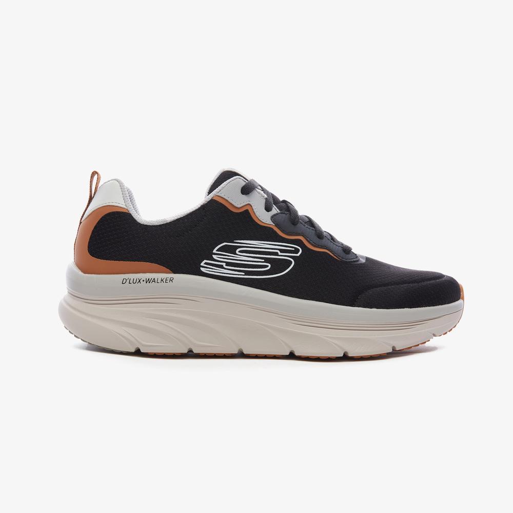 Skechers D'LUX Walker Scrambler Erkek Siyah Spor Ayakkabı