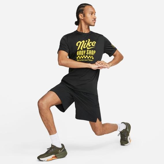 Nike Dri-Fit Erkek Siyah Antrenman T-Shirt