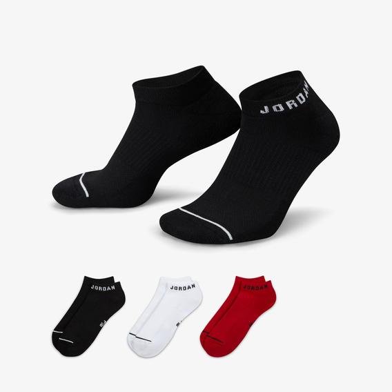Jordan No Show 3'lü Unisex Renkli Çorap