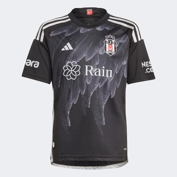 adidas Beşiktaş Çocuk Siyah Futbol Forması