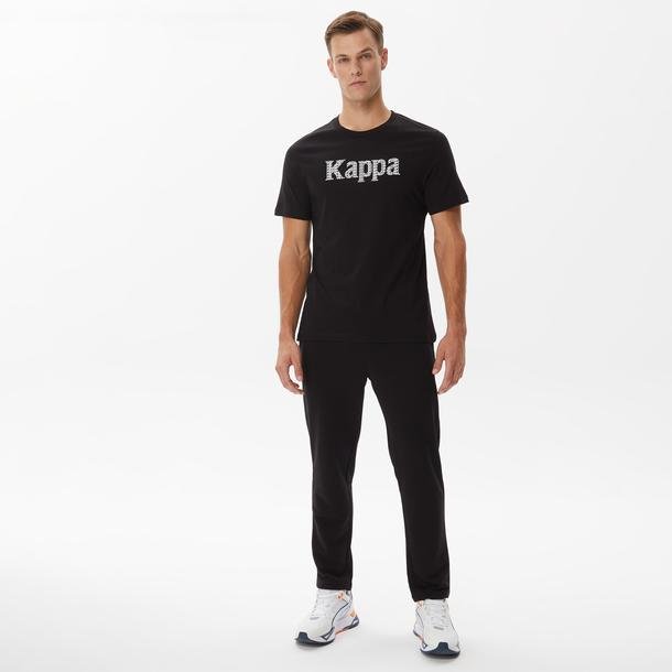 Kappa Authentic Hulme Erkek Siyah Günlük T-Shirt