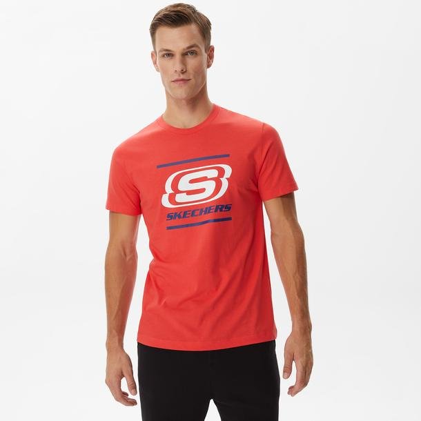 Skechers M Big Logo Erkek Kırmızı Günlük T-Shirt