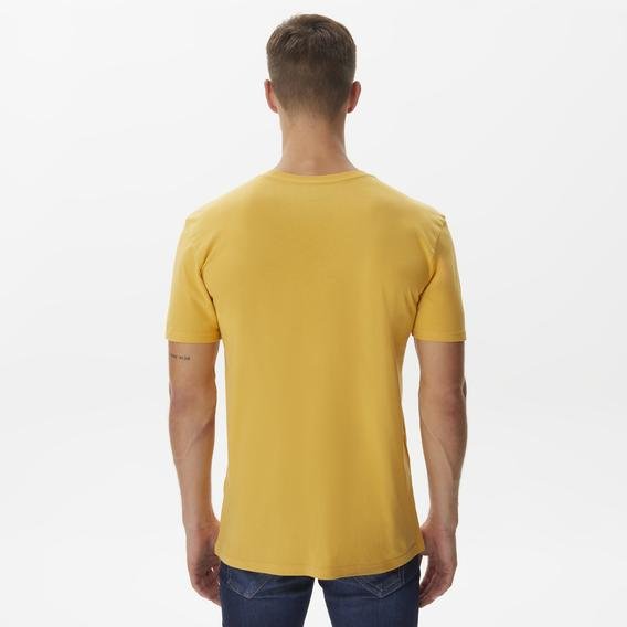 Quiksilver Between The Lines Erkek Sarı Günlük T-Shirt