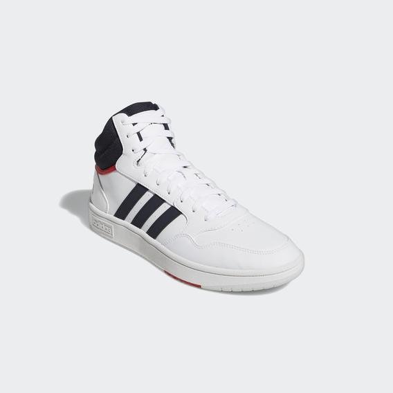 adidas Hoops 3.0 Mid Erkek Beyaz Günlük Spor Ayakkabı