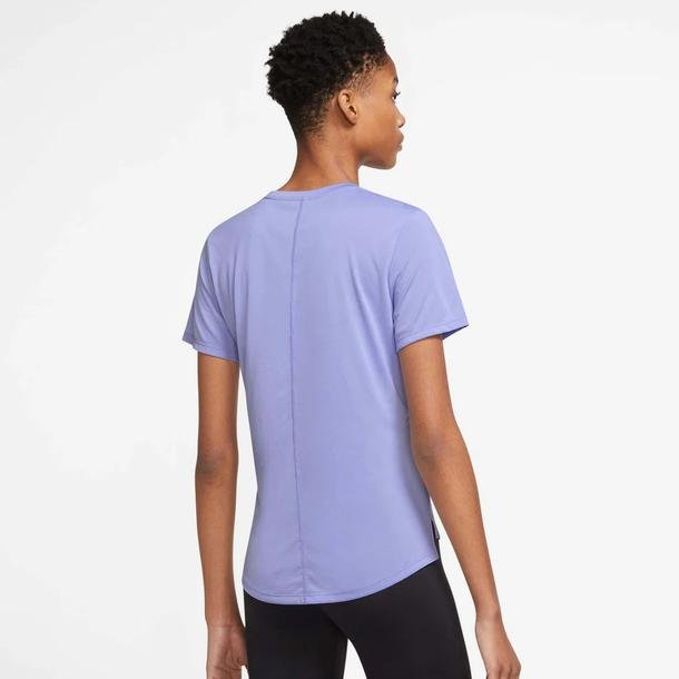 Nike W Nk One Df Ss Std Top Kadın Mor T-Shirt