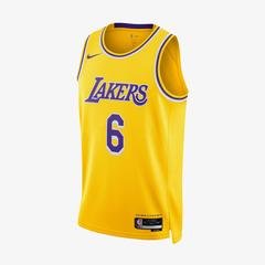 Nike Los Angeles Lakers Icon Edition 2022/23 Dri-FIT NBA Erkek Sarı Basketbol Forması
