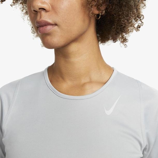 Nike W Nk Df Race Kadın Siyah Tshirt
