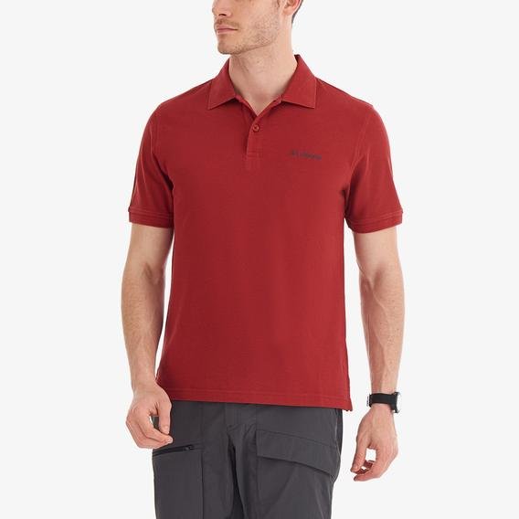 Columbia Cascade Range Solıd Erkek Kırmızı Günlük T-Shirt