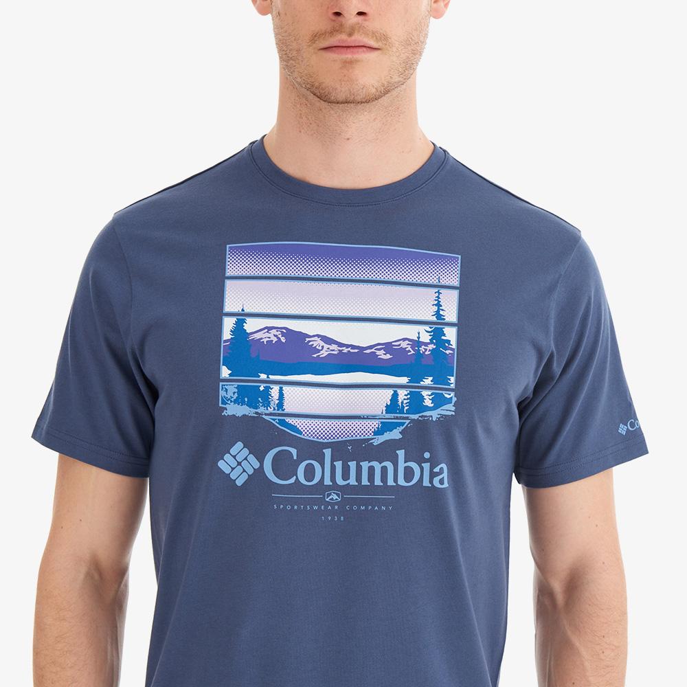 Columbia Csc Colorful Vista Erkek Lacivert Günlük T-Shirt