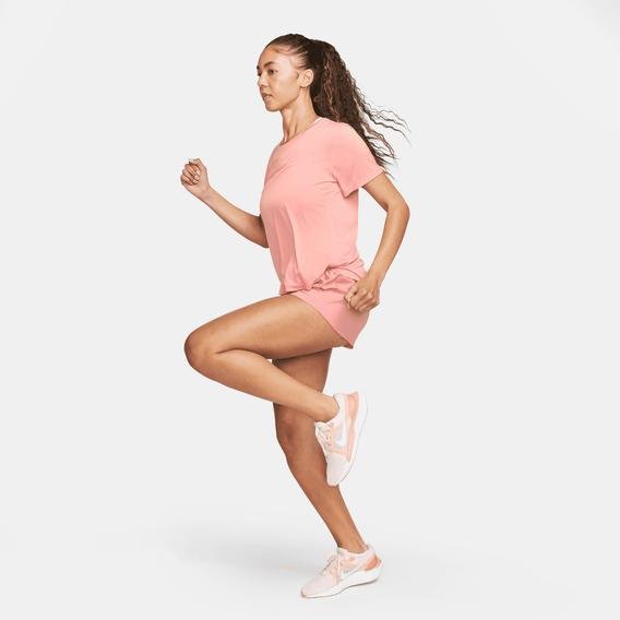 Nike Dri-FIT One Swoosh Kadın Pembe Şort