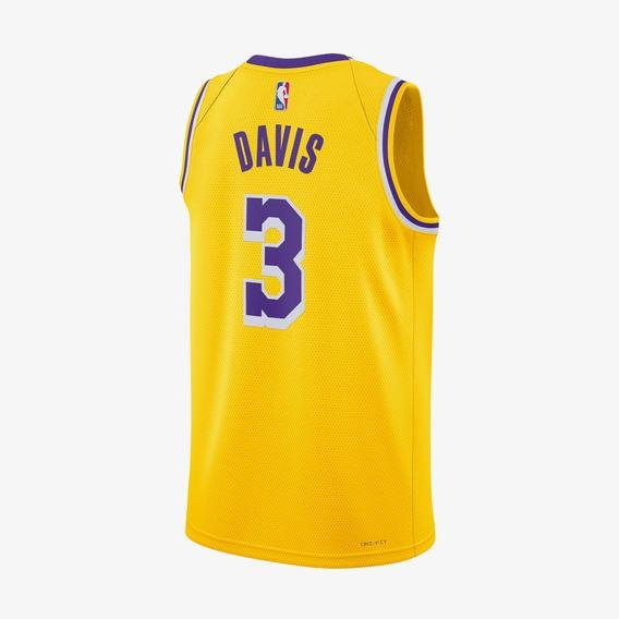 Nike Los Angeles Lakers Dri-Fit NBA Erkek Sarı Basketbol Forması