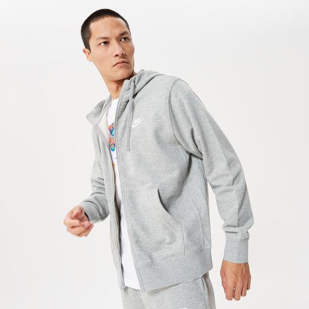 Nike Sportwear Erkek Gri Günlük Sweatshirt
