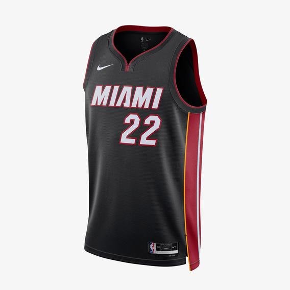 Nike Miami Heat Icon Edition Dri-Fit NBA Erkek Siyah Basketbol Forması