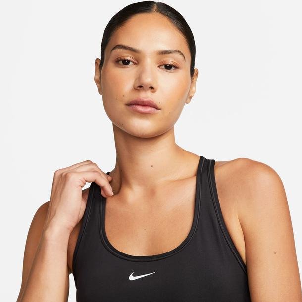 Nike Swoosh Light Sport Kadın Siyah Antrenman Bra