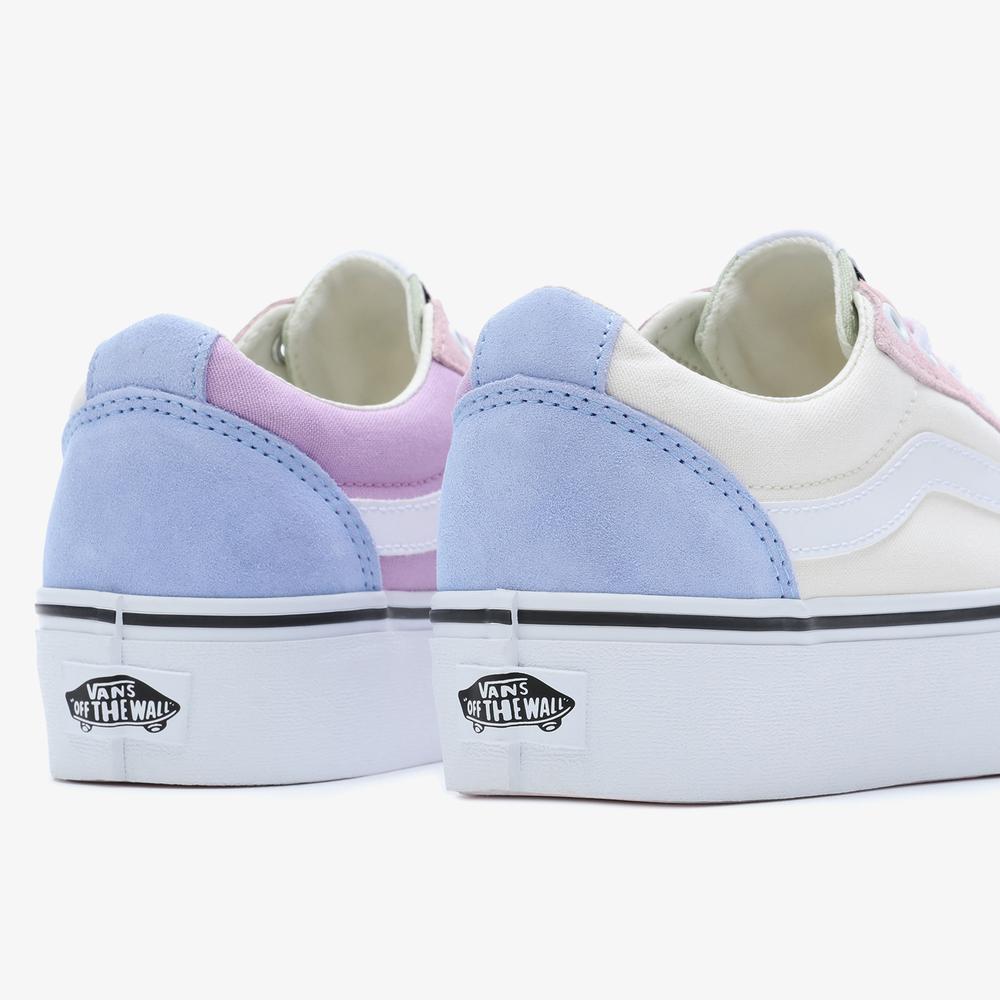 Vans Ward Platform Kadın Krem Sneaker