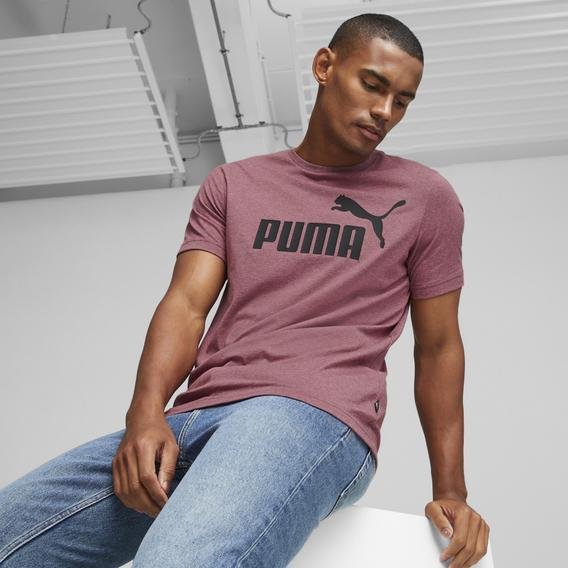 Puma Essentials Erkek Mor Günlük T-Shirt