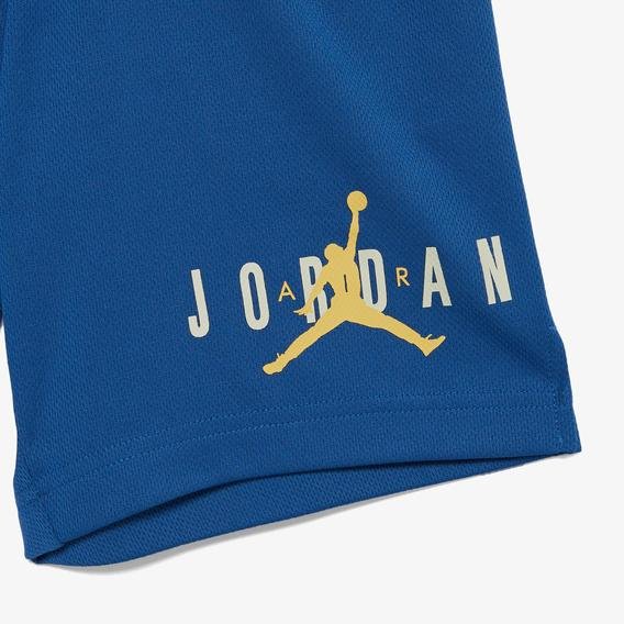 Jordan Jdb Essentials Graphic Mesh Çocuk Mavi Basketbol Şortu