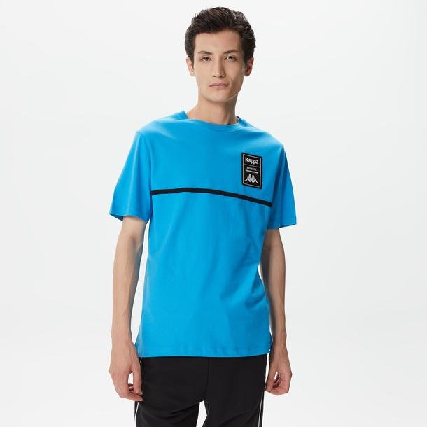 Kappa Authentıc Tech Zell Erkek Mavi Günlük T-Shirt