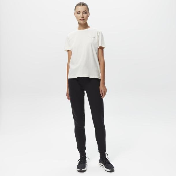 Skechers W New Basics Crew Neck Kadın Krem T-Shirt