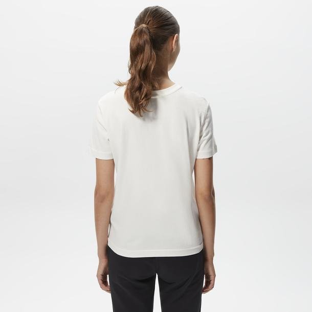 Skechers W New Basics Crew Neck Kadın Krem T-Shirt