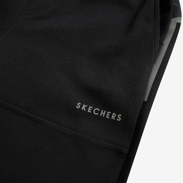 Skechers M 2Xı-Lock Pu Printed Slim Erkek Siyah Eşofman Altı