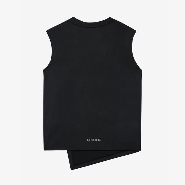 Skechers W Soft Touch Smart Detailed Tank Kadın Siyah T-Shirt