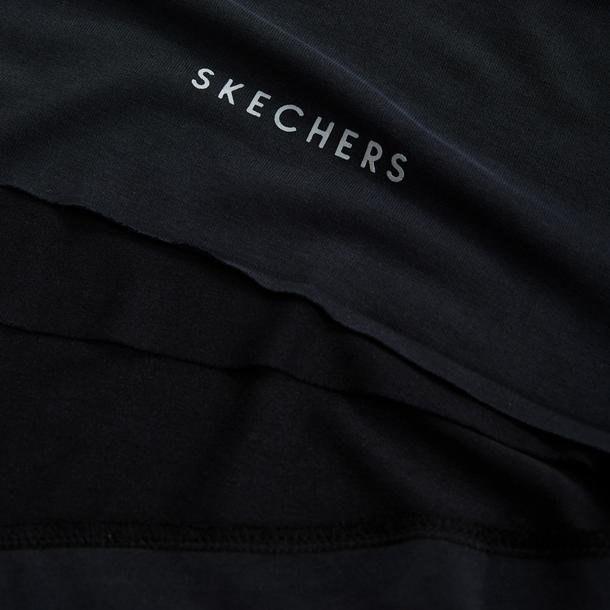 Skechers W Soft Touch Smart Detailed Tank Kadın Siyah T-Shirt