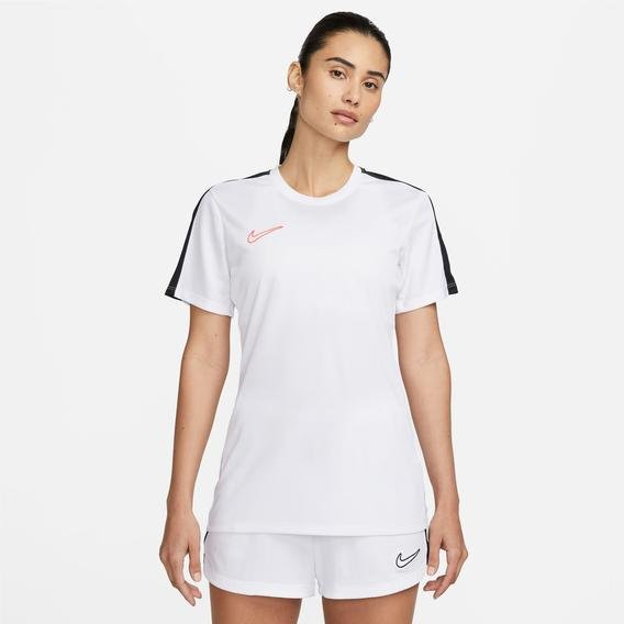 Nike Dri-Fit Academy Kadın Beyaz Futbol T-Shirt