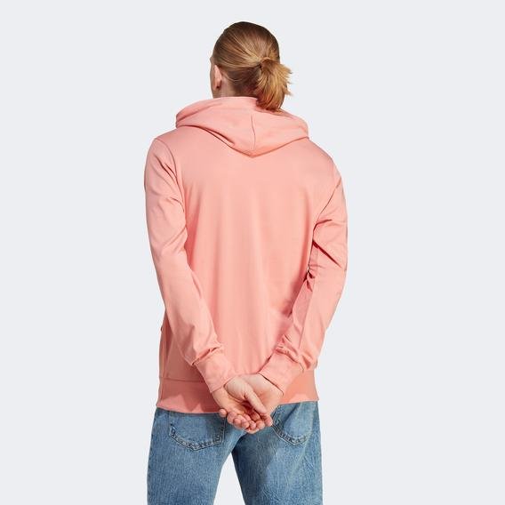 adidas Essentials Logo Erkek Pembe Günlük Sweatshirt