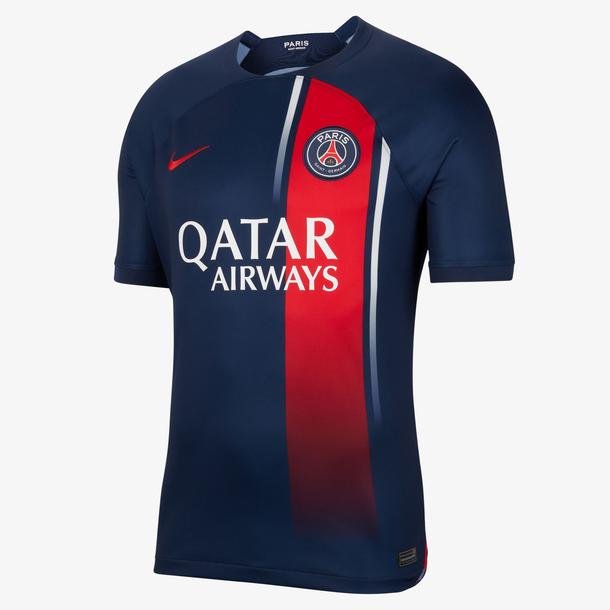 Nike Paris Saint-Germain 2023/24 Stadium Erkek Mavi Futbol Forması