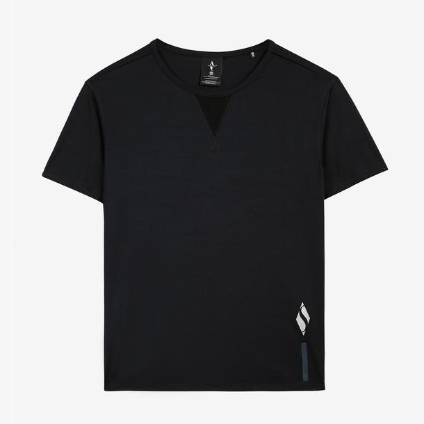 Skechers Performance Coll Reflect Logo Crew Kadın Siyah Günlük T-Shirt